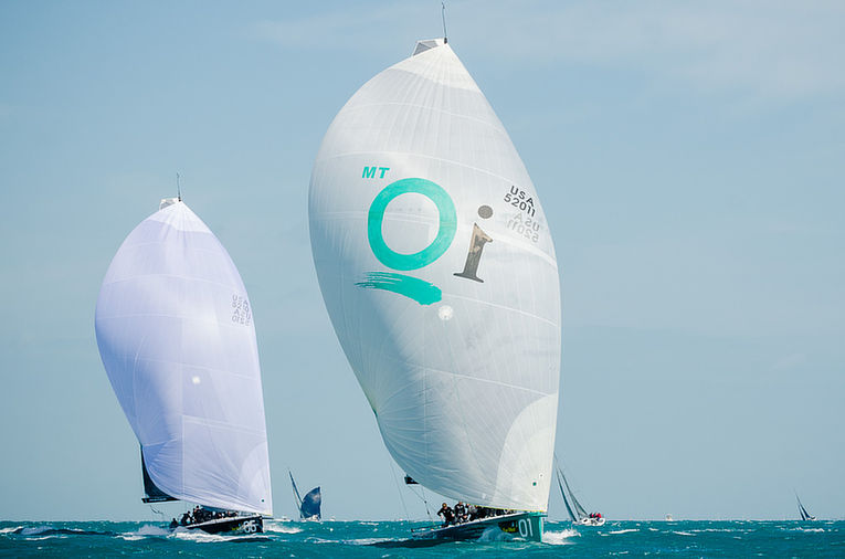 TP 52 Quantum Racing during the TP52 Super Series in Key West, FL.